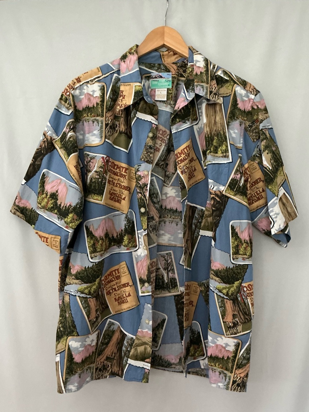 Reyn Spooner Yosemite Men's Hawaiian Shirt Size L